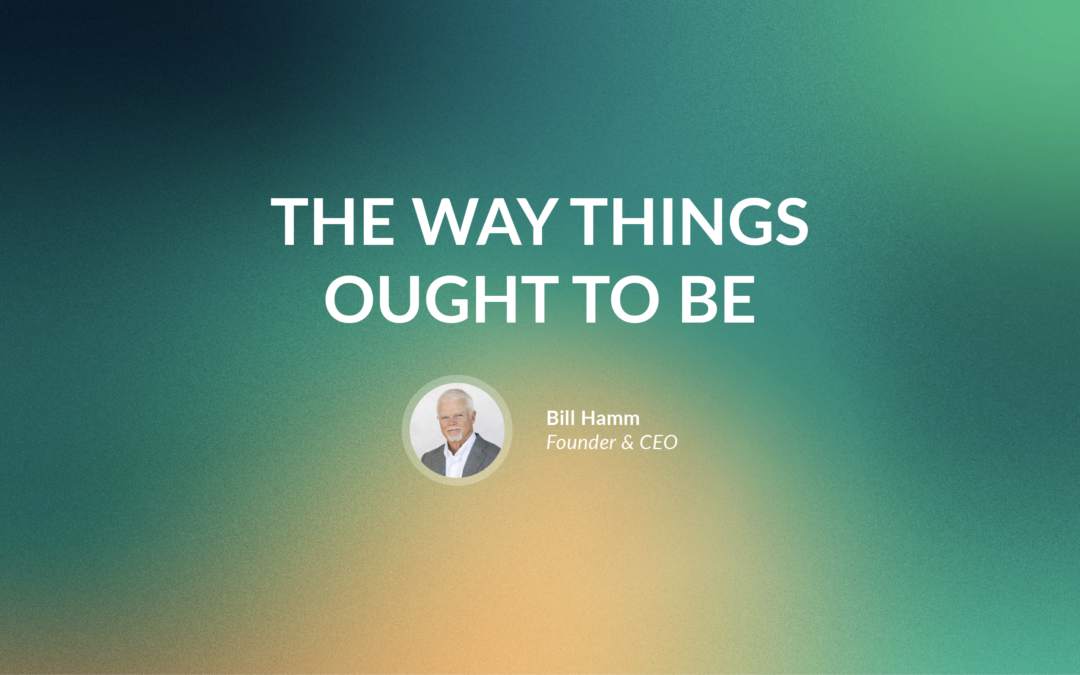 The Way Things Ought to Be